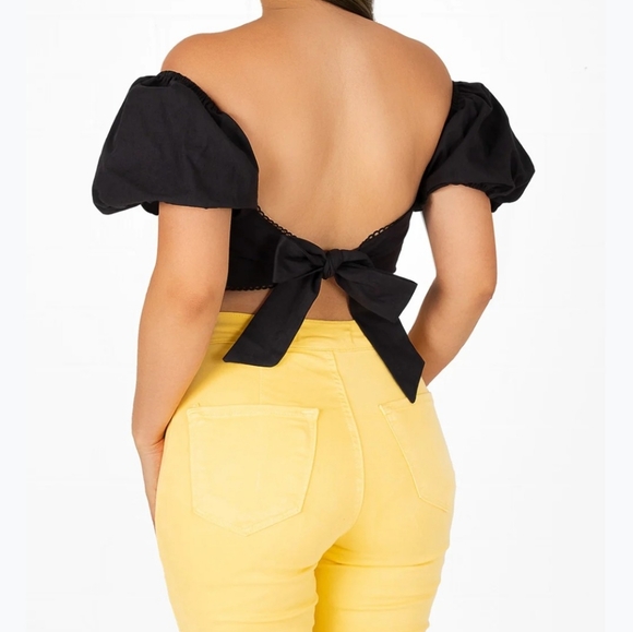 Abeja Miope Tie Top - Picture 2 of 10